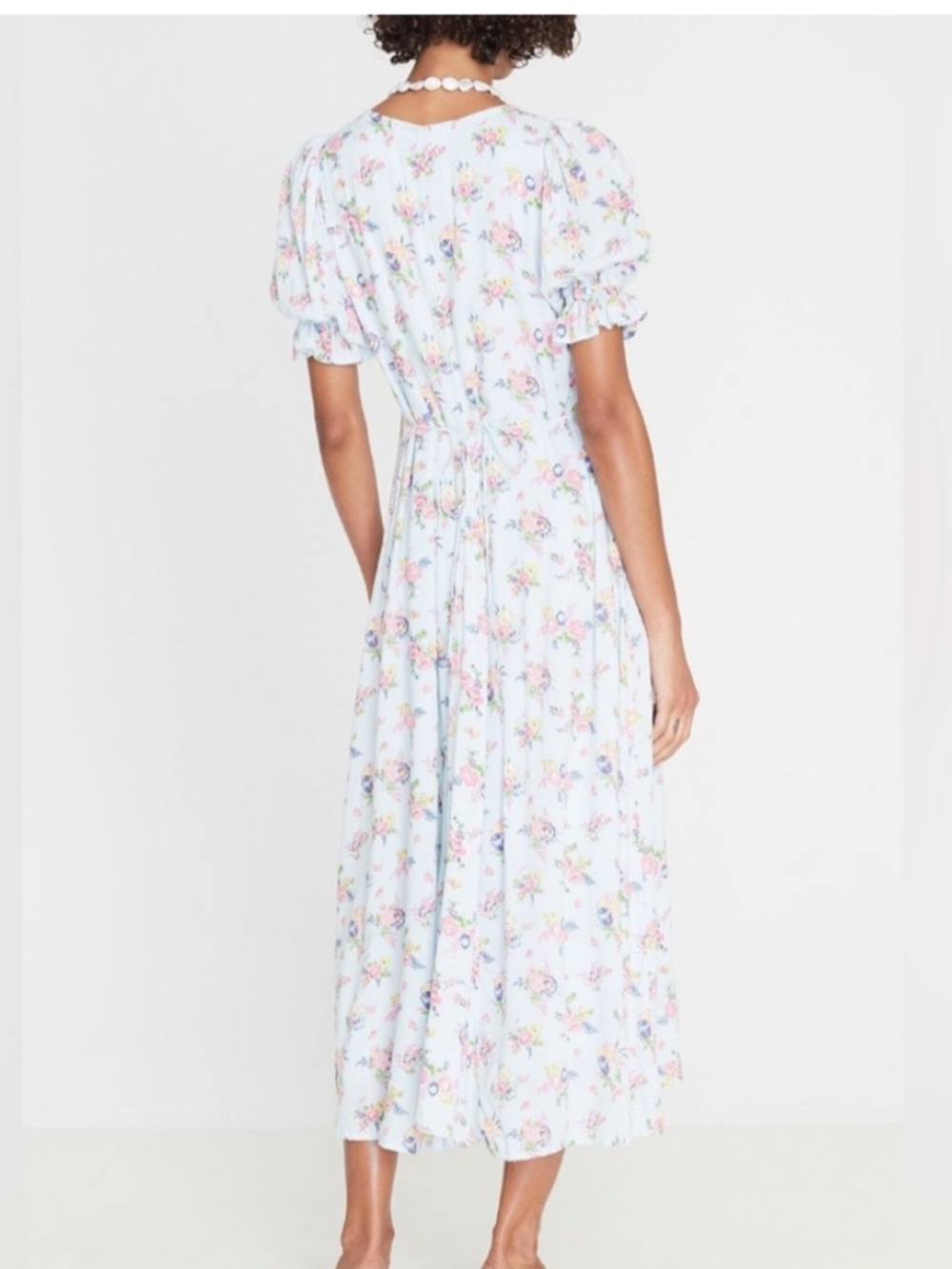 ❤️ Faithfull the Brand Maggie Floral Midi Dress 4 - Picture 15 of 16